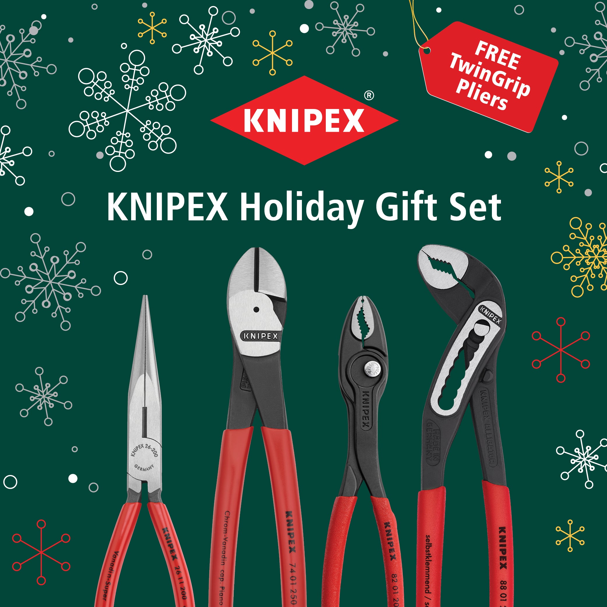 Knipex 9K 00 80 165 US 2025 Holiday Gift Set USA Tool Depot