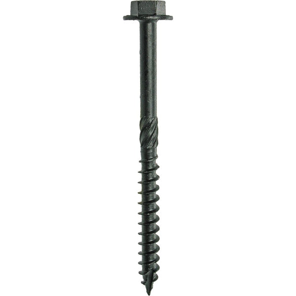GRSSHW5164600-GRIP-RITE 5/16 X 4" PRIMEGUARD PLUS COATED HEX WASHER HEAD TYPE 17 STRUCTURAL SCREW 600 COUNT