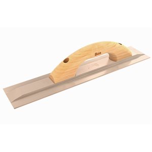 Bon 12-184 Mag Float -Square End - 16-inch X 3 1/8-inch Wood Handle