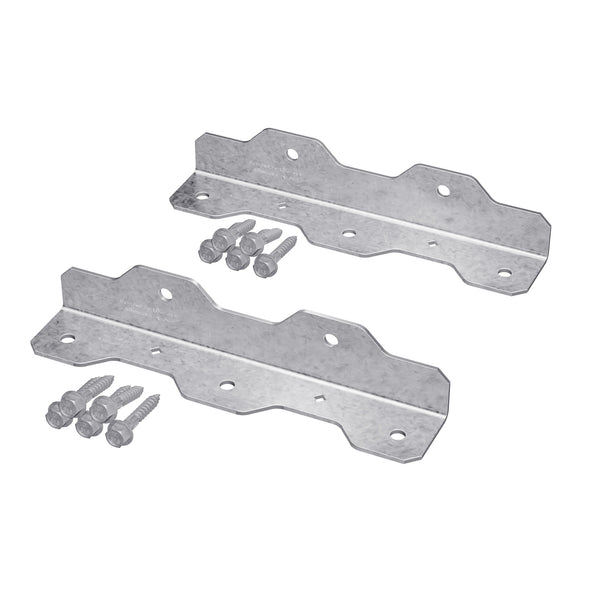 Simpson TA9ZKT TA 8-1/4 in. 12-Gauge ZMAX Galvanized Staircase Angle (2-Qty)