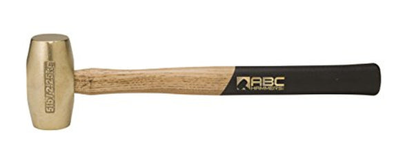 ABC Hammer ABC5BW 5 lb. Brass Hammer with 15 in. Wood Handle