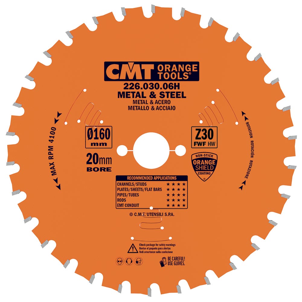 CMT 226.030.06 Industrial Dry Cut Steel Saw Blade, 6-1/2-Inch x 36 Tee –  USA Tool Depot