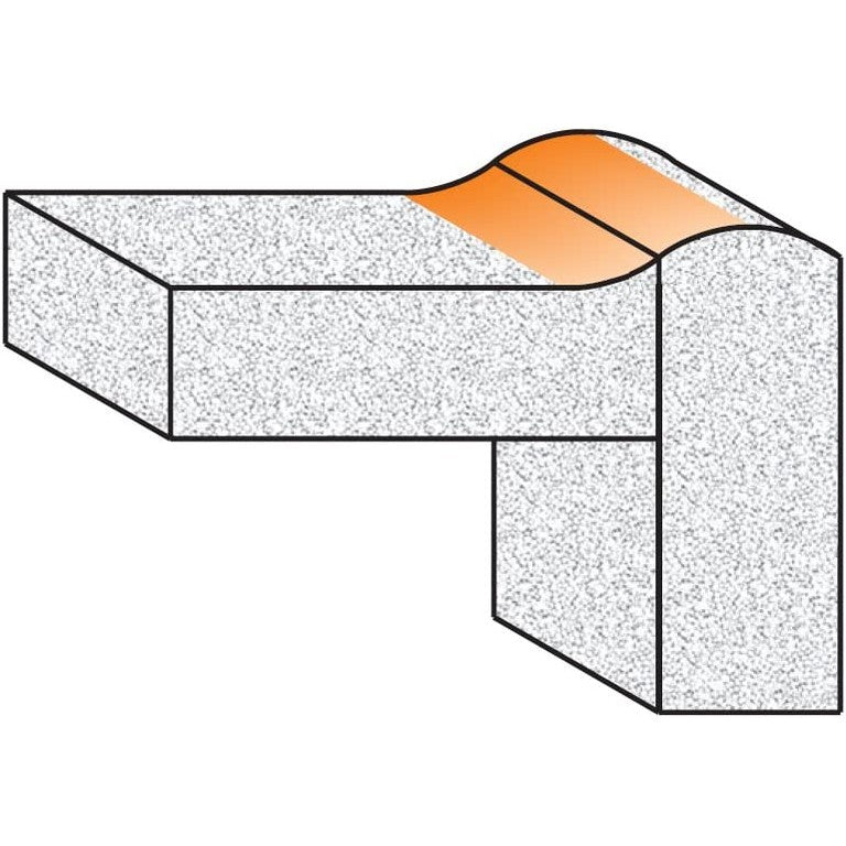 thumbnail image 2 of CMT 880.571.11 Solid Surface Flush Trim Bit - 3/4 Diameter 1/2 Shank Router Bit 2 of 9