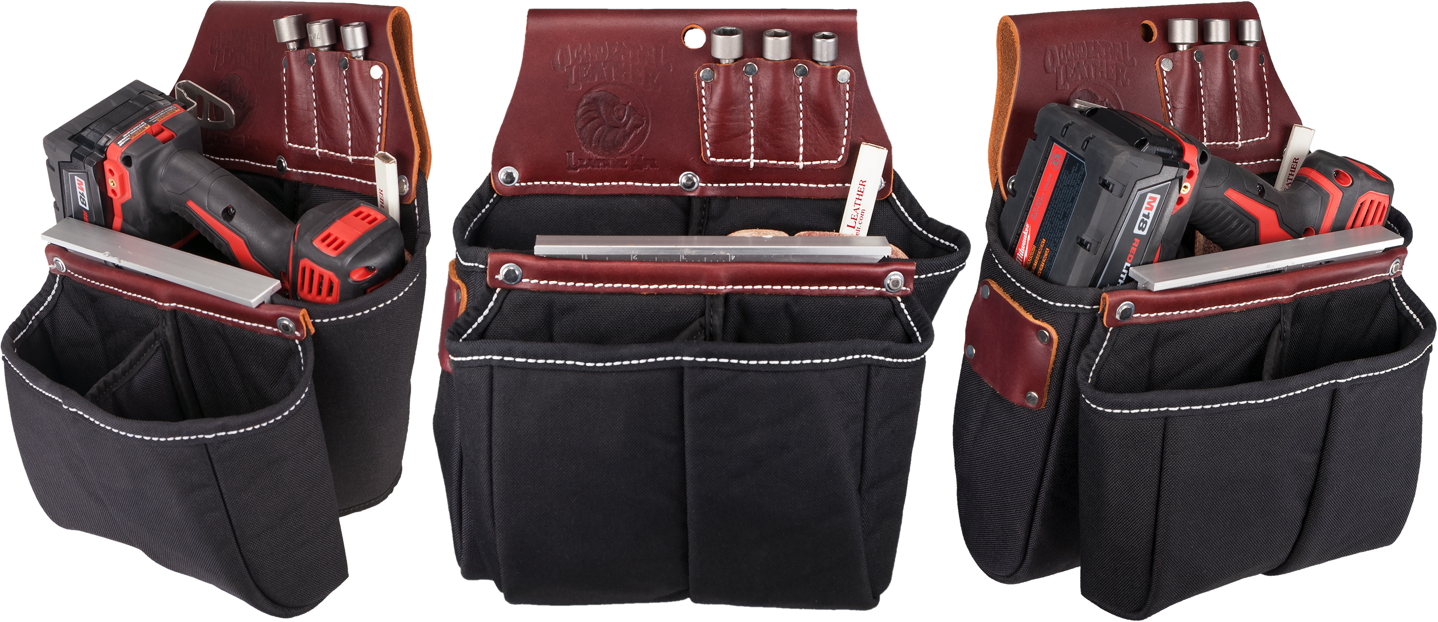 Occidental Leather 5018DB 3 Pouch Pro Tool Bag