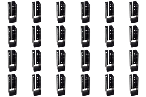 Simpson Strong-Tie APLH26R Outdoor Accents® ZMAX®, Black Light Joist Hanger for 2x6 Rough, 24-Pack