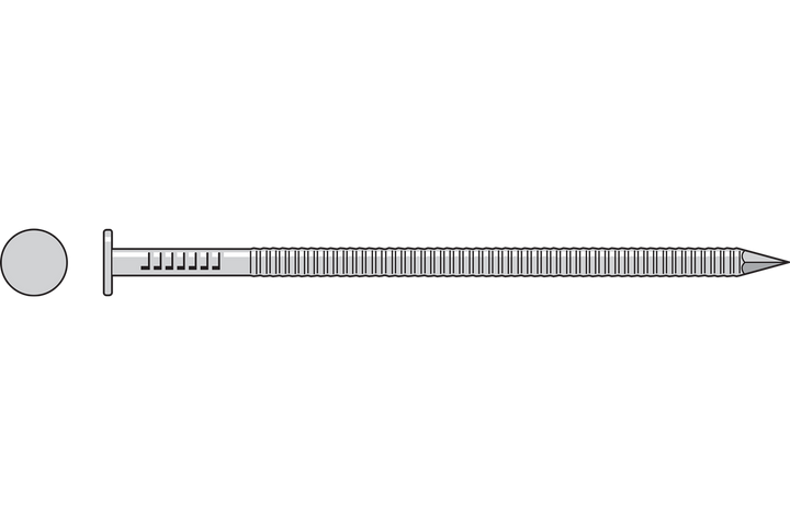 Simpson S16ACN1 Common Nail, Annular Ring Shank — 3-1/2 in. x .162 in. Type 304 Stainless Steel 1 lb.