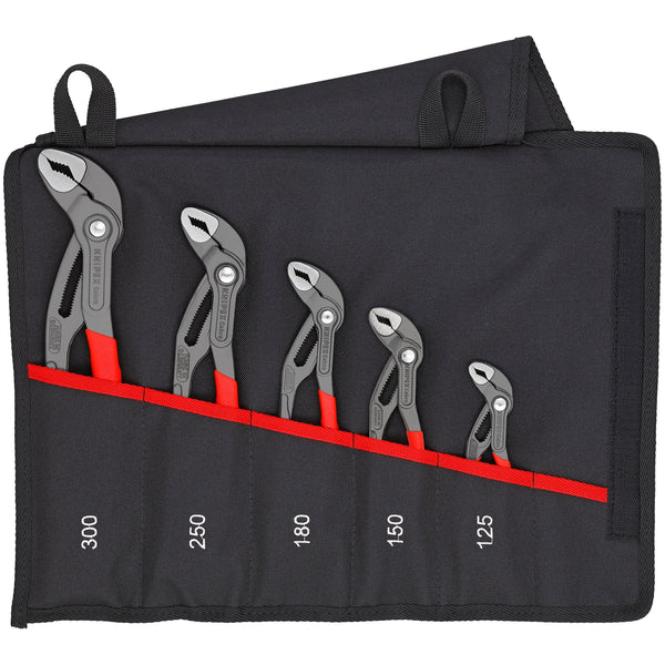 Knipex 00 19 55 S5 5 Pc Cobra Set in Tool Roll