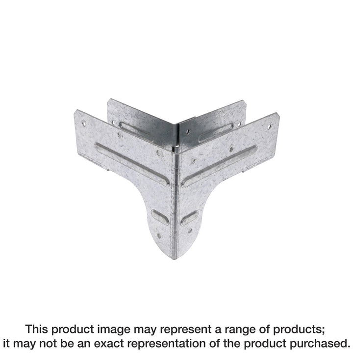 Simpson RTC44 RTC 14-Gauge ZMAX Galvanized Rigid Tie Corner for 4x, 4x4 Post