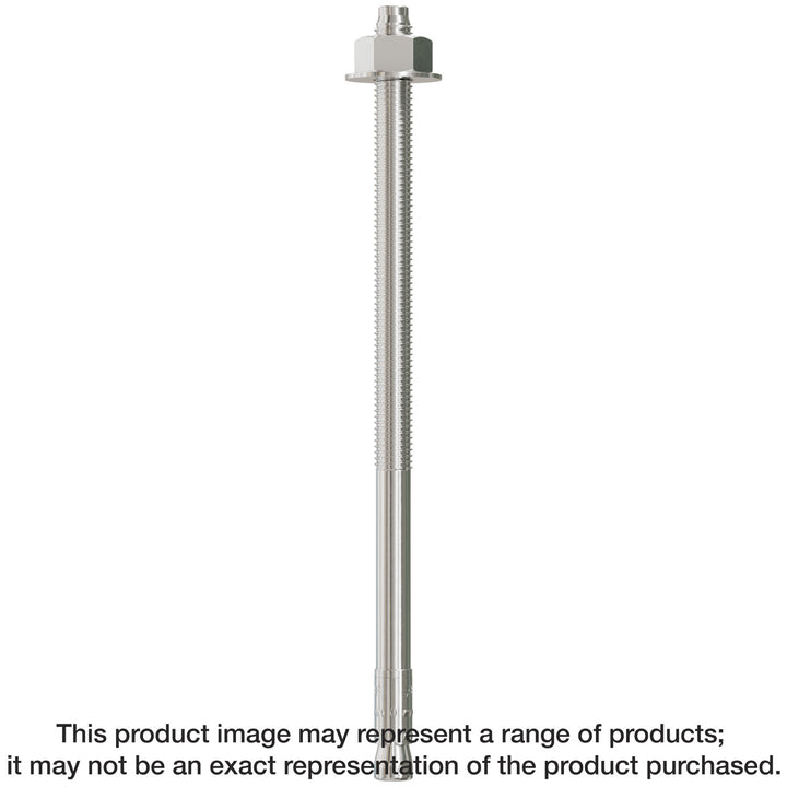 Simpson STB2-501004SS Strong-Bolt 2 — 1/2 in. x 10 in. Type 304 Stainless-Steel Wedge Anchor 25-Qty