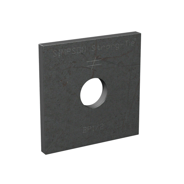 Simpson Strong-Tie BP 1/2 1/2IN BOLT DIA 2 X 2 BEARING PLATE