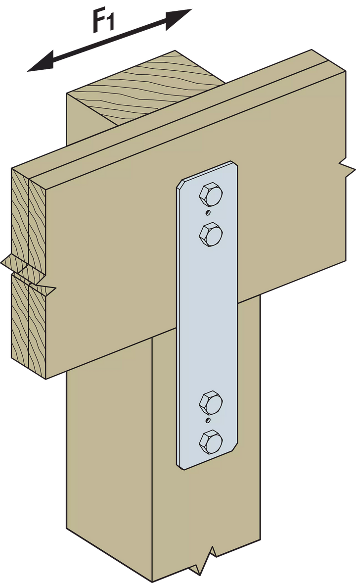 Simpson PS418 PS 4 in. x 18 in. Hot-Dip Galvanized Piling Strap