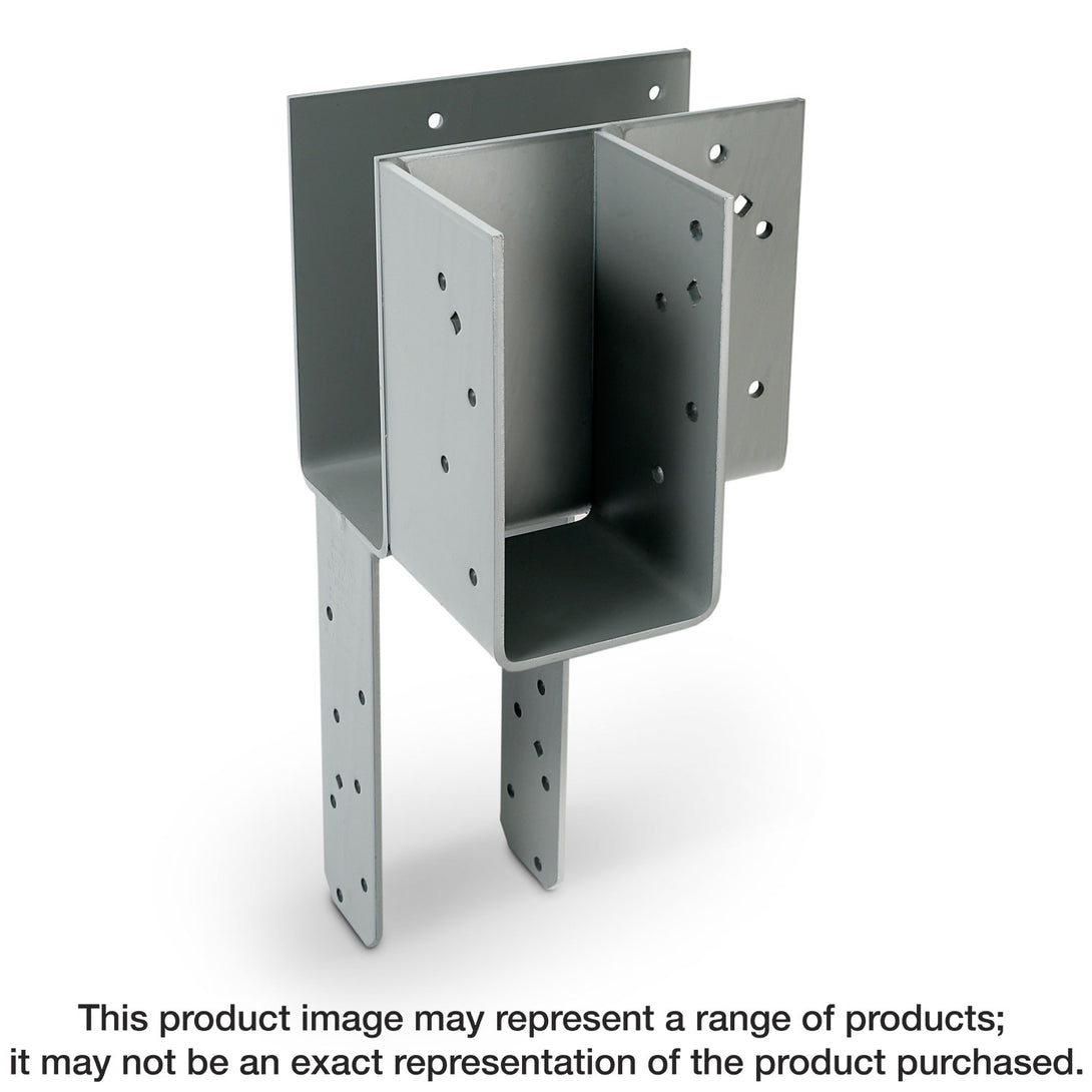 Simpson ECCLLQ464SDS ECCLLQ L-Shape End Column Cap for 4x Beams, 6x Post w/ SDS Screws, Skewed Left