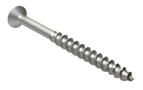 Simpson TNTS18234TFB Titen Turbo — 3/16 in. x 2-3/4 in. 6-Lobe Flat-Head Concrete and Masonry Screw, Silver 1000-Qty