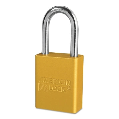 American Lock A1106YLW YELLOW SAFETY LOCKOUT PADLOCK ALUMINUM BODY ...