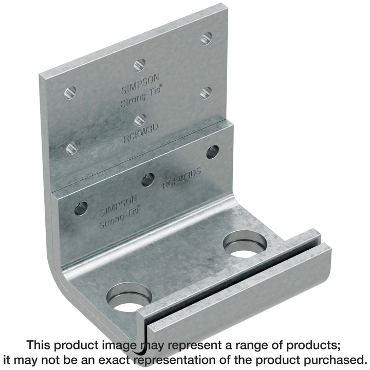 Simpson RCKW3D-R10 RCKW 3-in. Two-Anchor Kneewall Connector Clip Qty-10