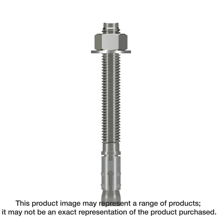 Simpson STB2-626006SS Strong-Bolt 2 — 5/8 in. x 6 in. Type 316 Stainless-Steel Wedge Anchor 20-Qty