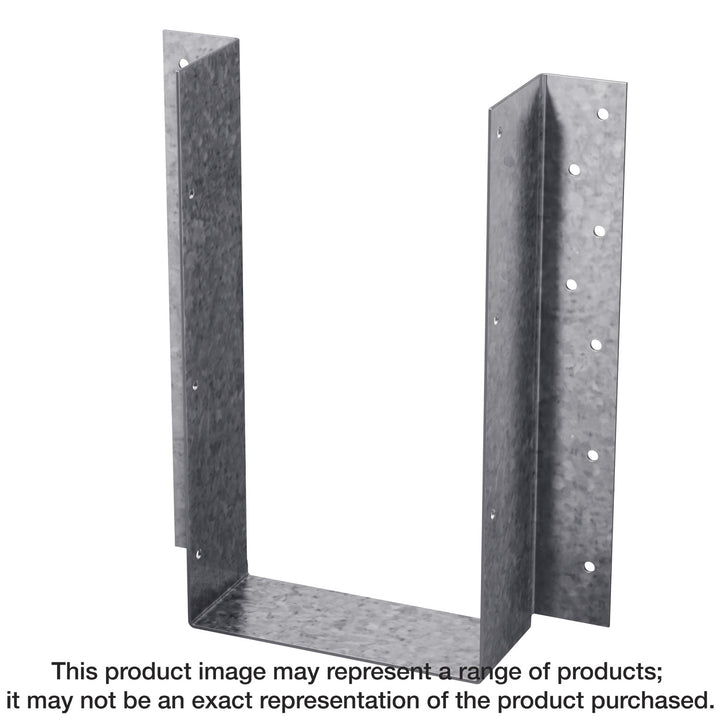 Simpson U26-3 U Galvanized Face-Mount Joist Hanger for Triple 2x6