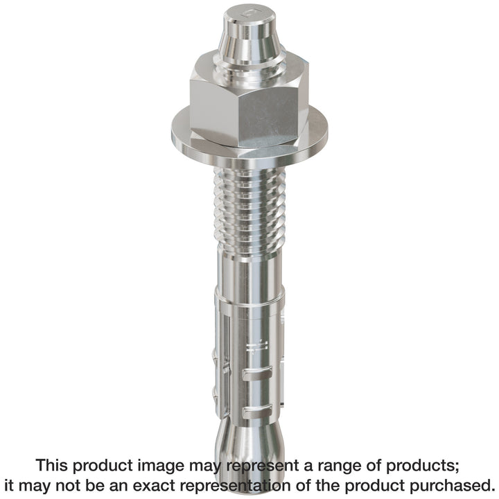 Simpson STB2-372344SS Strong-Bolt 2 — 3/8 in. x 2-3/4 in. Type 304 Stainless-Steel Wedge Anchor 50-Qty