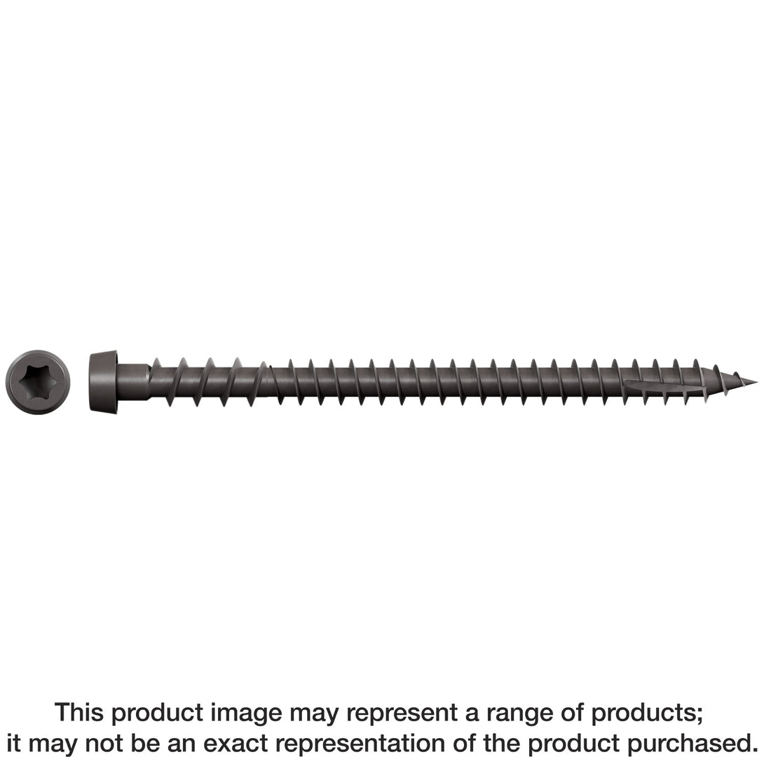 Simpson DCU234SGR04 Deck-Drive DCU COMPOSITE Screw Collated — #10 x 2-3/4 in. Quik Guard Gray 04 1000-Qty