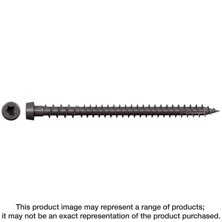 Simpson DCU234SGR04 Deck-Drive DCU COMPOSITE Screw Collated — #10 x 2-3/4 in. Quik Guard Gray 04 1000-Qty