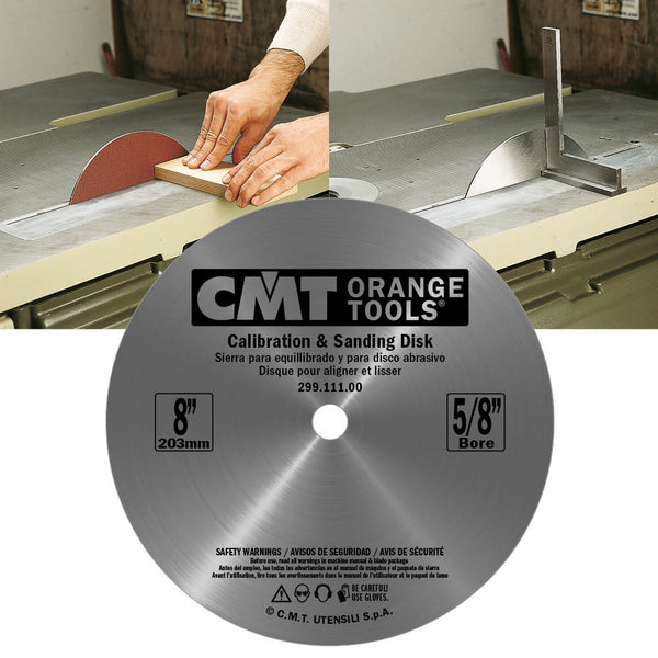 CMT Orange Tools 299.112.00 CALIBRATION & SANDING DISK 10’’x5/8’’