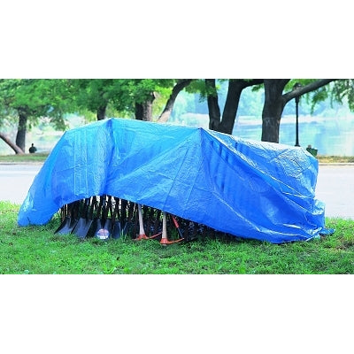 Anchor Brand 4060 Multiple Use Tarp, 40 ft W x 60 ft L, Polyethylene, Blue