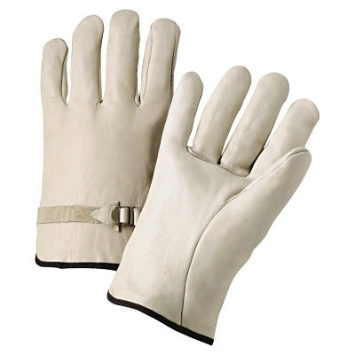 Anchor Brand 68153L ANCHOR 6124L LEATHER DRIVERS GLOVES PULL STRAP