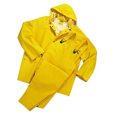 Anchor Brand 4035L ANCHOR 35 MIL 3 PIECE RAIN SUIT PVC/POLYESTER