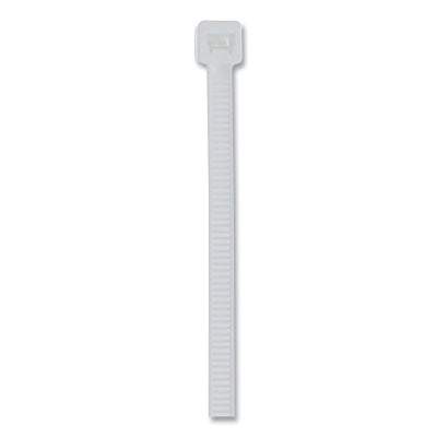 Anchor Brand 1150NREL Releasable Cable Tie, 50 lb Tensile Strength, 11.1 in L, Natural, 100 EA/BG