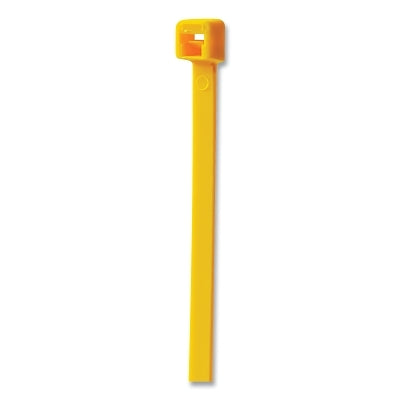 Anchor Brand 1450YEL General Purpose Cable Tie, 50 lb Tensile Strength, 14.6 in L, Yellow, 100 EA/BG