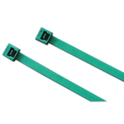 Anchor Brand 750MDB Metal Detectable Cable Tie, 50 lb Tensile Strength, 7.6 in L, Teal, 1000 EA/BG