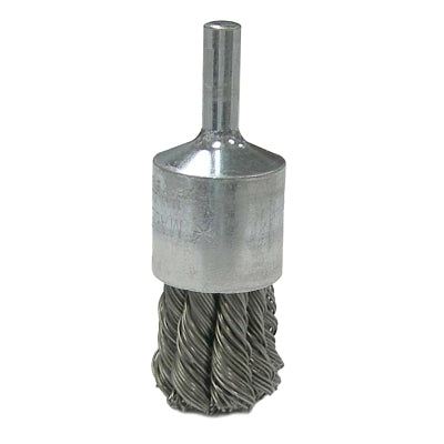 Anchor Brand 94112 Stem Mounted Knot Wire End Brushes, 3/4 in x 0.014 in