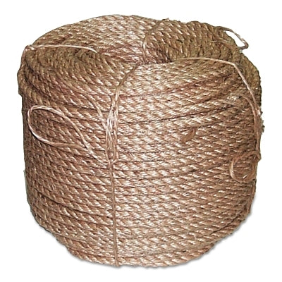 Anchor Brand 14X25003ST Manila Rope, 3 Strands, 1/4 in x 2500 ft