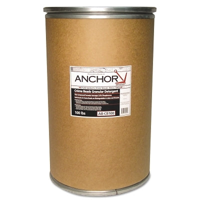Anchor Brand ABCB100 Creme Beads Granular Detergent, 100 lb, Drum