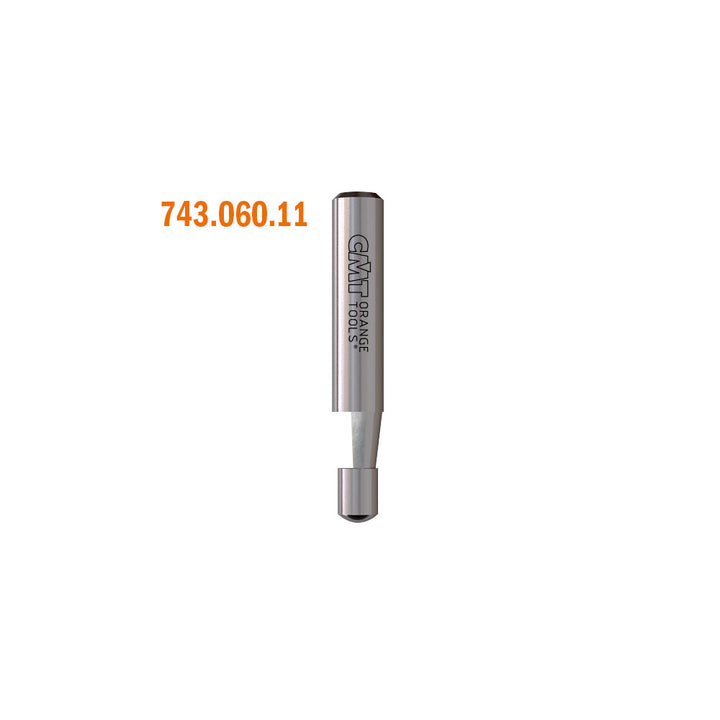 CMT Orange Tools 842.095.11 SOLID CARBIDE COMBINATION TRIMMER BIT D=1/4”x3/8” A=0° S=1/4”