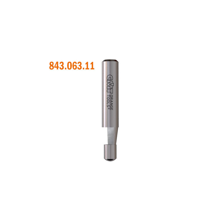 CMT Orange Tools 842.095.11 SOLID CARBIDE COMBINATION TRIMMER BIT D=1/4”x3/8” A=0° S=1/4”