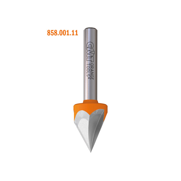 CMT Orange Tools 858.001.11 LASER POINT BIT D=1/2”x7/16”  A=60°  T=3  S=1/4”