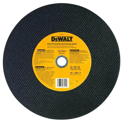 DeWalt DW8001 14"X7/64"X1" GENERAL PUROSE CHOP SAW WHEEL