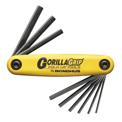 Bondhus 12589 5/64-1/4" GORILLA GRIP FOLDUP TOOL SET