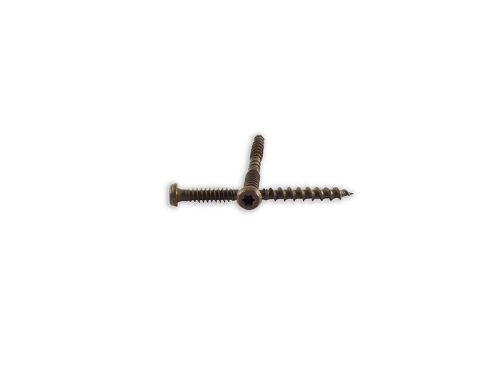 B&C Eagle CD10X212B-5 #10 x 2-1/2" Brown Composite Deck Screws, T20, 5LB NET WT. Approx 435 pieces