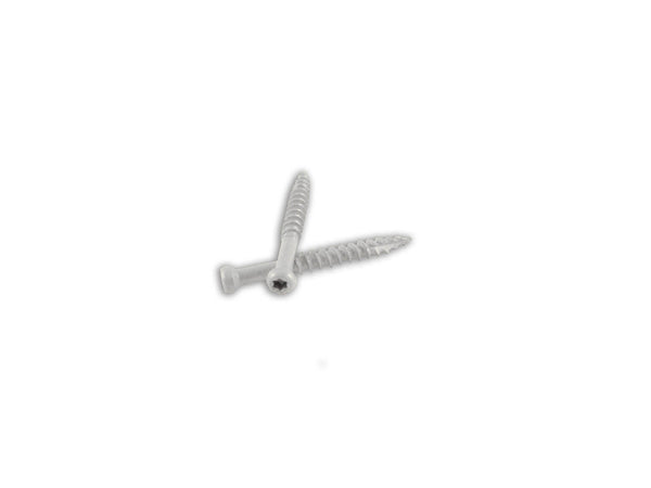 B&C Eagle TH7X212W-1 #7 x 2-1/2" White Trim Head Wood Construction Screws, T10, 1LB NET WT. (Approx 133 pieces)