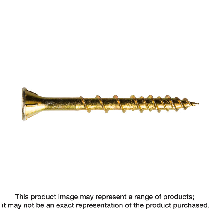 Simpson WSV134S Strong-Drive WSV SUBFLOOR Screw Collated — #9 x 1-3/4 in. T-25, Yellow-Zinc 2000-Qty