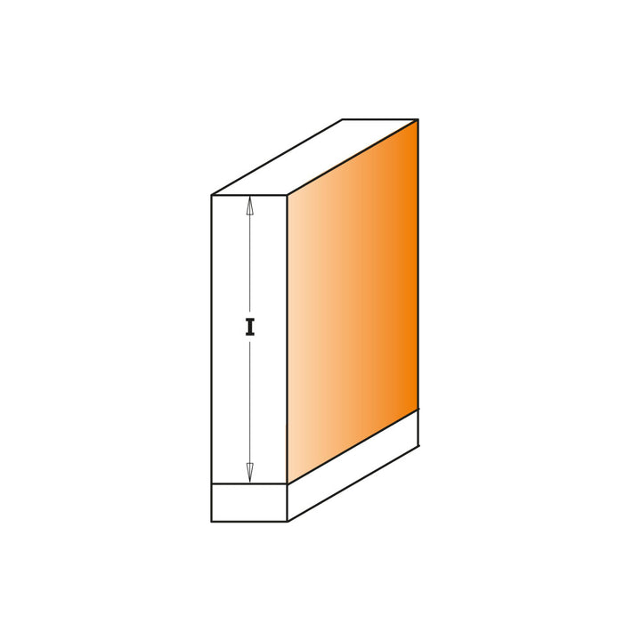 CMT Orange Tools 806.096.11 FLUSH TRIM BIT D=3/8”x1/2” S=1/4”