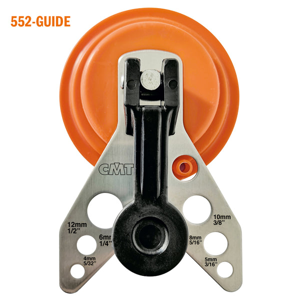 CMT Orange Tools 552-GUIDE DRILL GUIDE WITH SUCTION CUPS - 7 HOLES