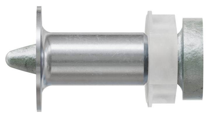 Simpson PDPAT-62KP PDPAT 5/8-in. Knurled-Shank Point Protrusion Powder-Driven Top-Hat Pin 100-Qty