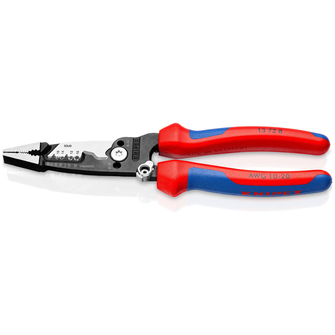 Knipex 13 72 8 8" Forged Wire Stripper 20-10 AWG