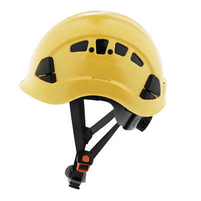 Jackson Safety 20921 CH-400V Climbing Style Vented Hard Hat, 6 pt Rapid Dial, Yellow