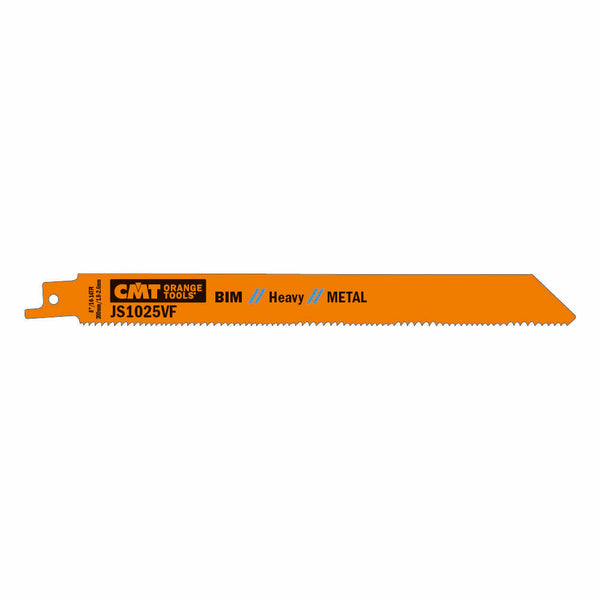 CMT Orange Tools JS1025VF-5 RECIPROCATING SAW BLADES for METAL (BIM) 8”x 10-14TPI  (5-PCS.)