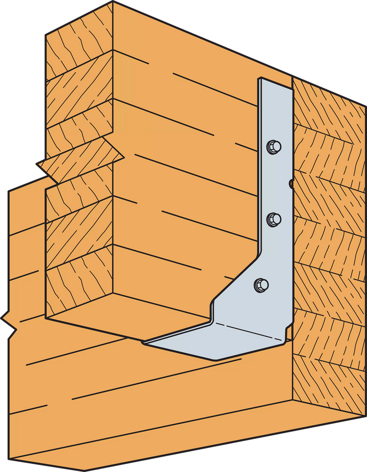 Simpson HUCQ410-SDS HUCQ Heavy Face-Mount Concealed-Flange Joist Hanger for 4x10 w/ Screws