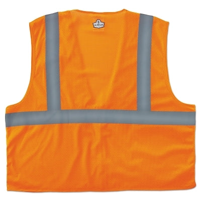 Ergodyne 21047 ECONOMY VEST CLASS II MESH ZIPPER ORANGE 2XL/3XL